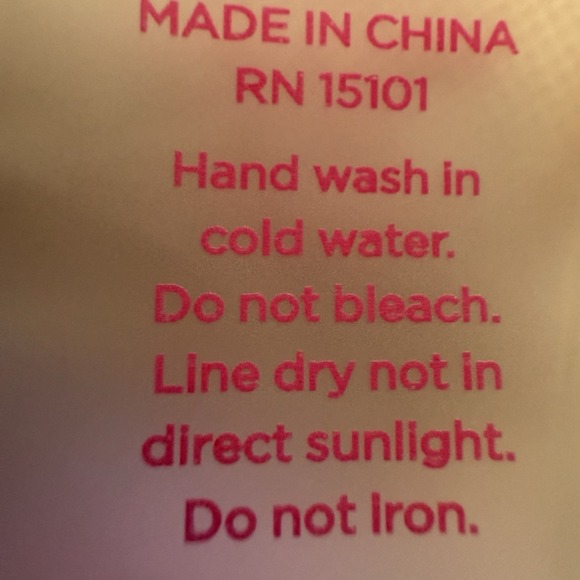 Lilly Pulitzer Bikini Top Womens Size 4 Floral Pink Blue Strapless Swimsuit - Picture 6 of 8